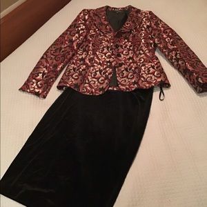 Suit jacket and skirt